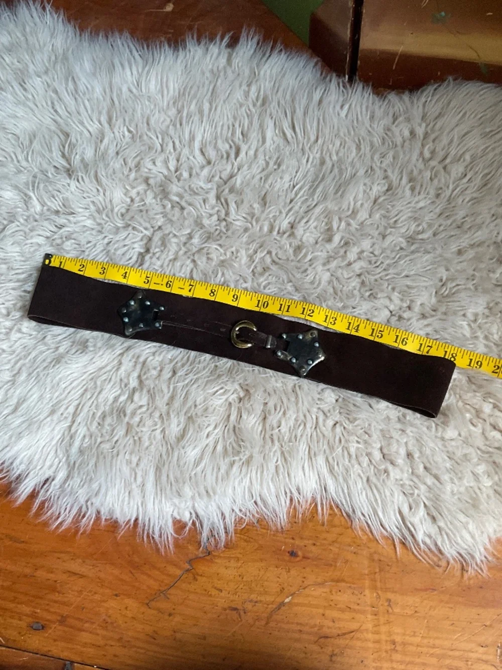 Saks Fifth Avenue Vintage brown suede belt
